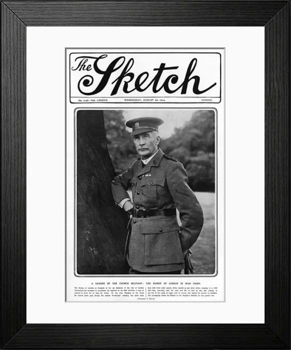 Framed Print : The Bishop of London, Arthur Foley Winnington-Ingram KCVO PC Framed Print : The Bishop of London, Arthur Foley Winnington-Ingram KCVO PC