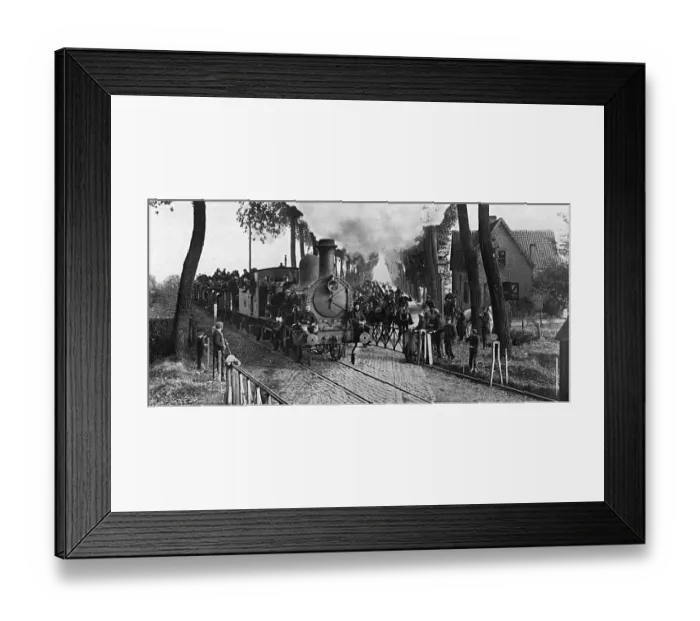 Framed Print : Retreat from Antwerp, October 1914 Framed Print : Retreat from Antwerp, October 1914