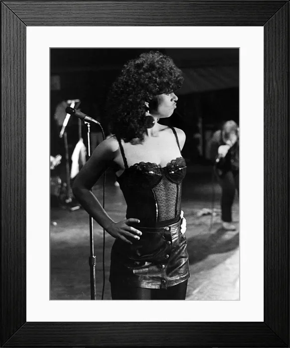 Framed Print : Female singer in concert, Penwith, Cornwall Framed Print : Female singer in concert, Penwith, Cornwall