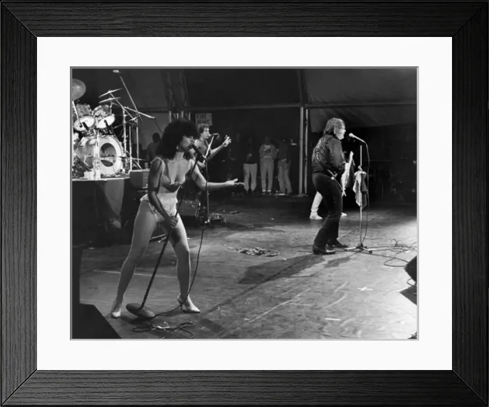 Framed Print : Meat Loaf in concert, Penwith, Cornwall Framed Print : Meat Loaf in concert, Penwith, Cornwall
