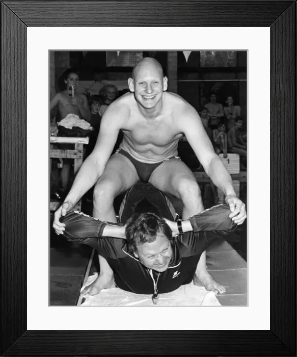 Framed Print : Duncan Goodhew, British Olympic swimmer Framed Print : Duncan Goodhew, British Olympic swimmer