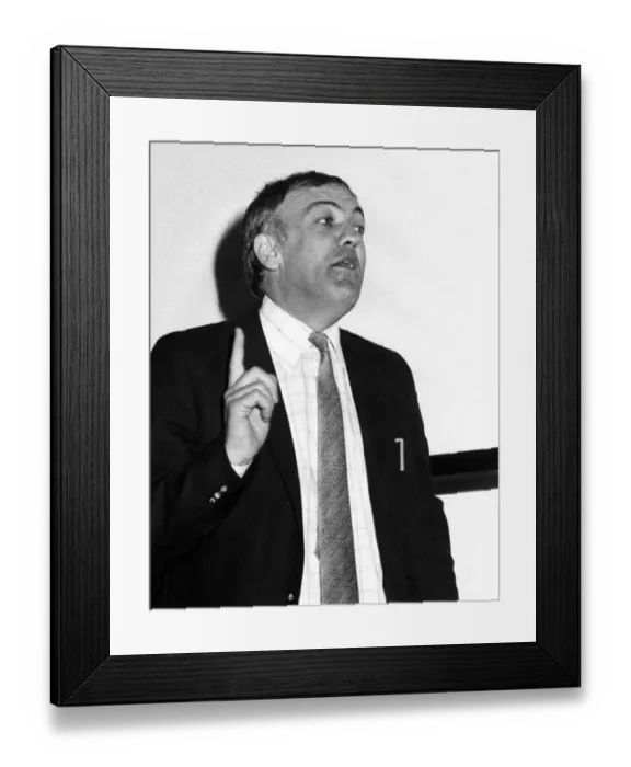 Framed Print : David Penhaligon, Cornish MP Framed Print : David Penhaligon, Cornish MP