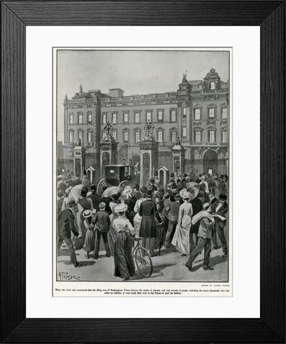 Framed Print : Edward VII coronation postponed Framed Print : Edward VII coronation postponed