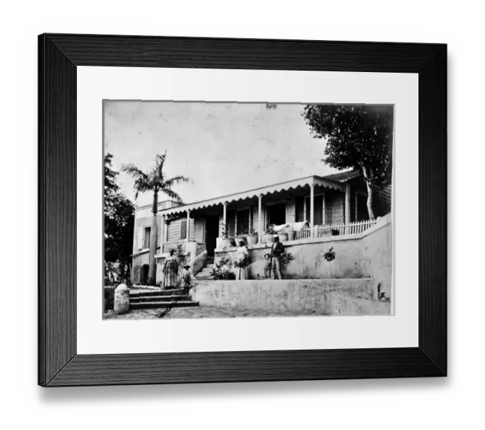 Framed Print : Negro house, St. Thomas, West Indies Framed Print : Negro house, St. Thomas, West Indies