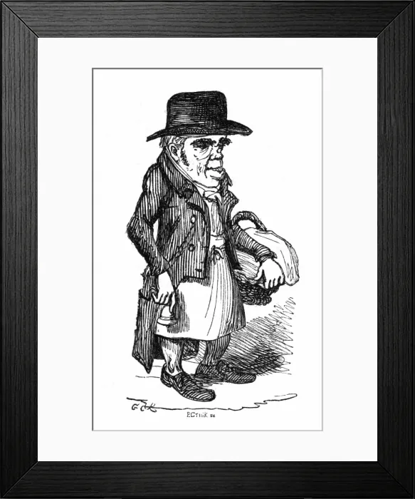 Framed Print : The muffin man, 1842 Framed Print : The muffin man, 1842