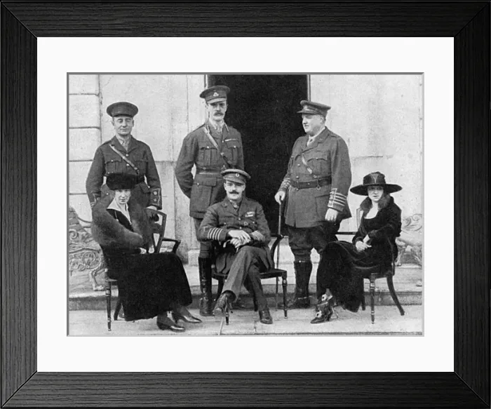 Framed Print : King Manuel in Ireland, WW1 Framed Print : King Manuel in Ireland, WW1