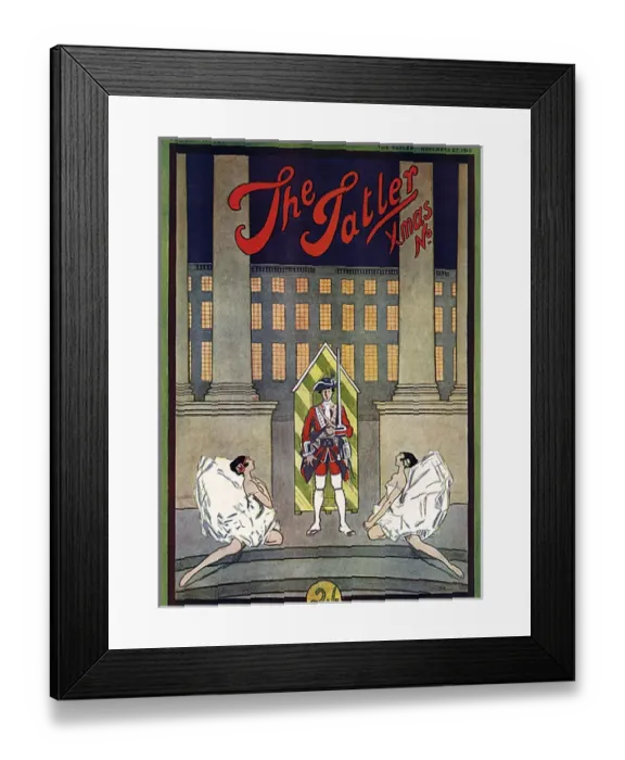 Framed Print : Tatler Christmas front cover, 1918 Framed Print : Tatler Christmas front cover, 1918