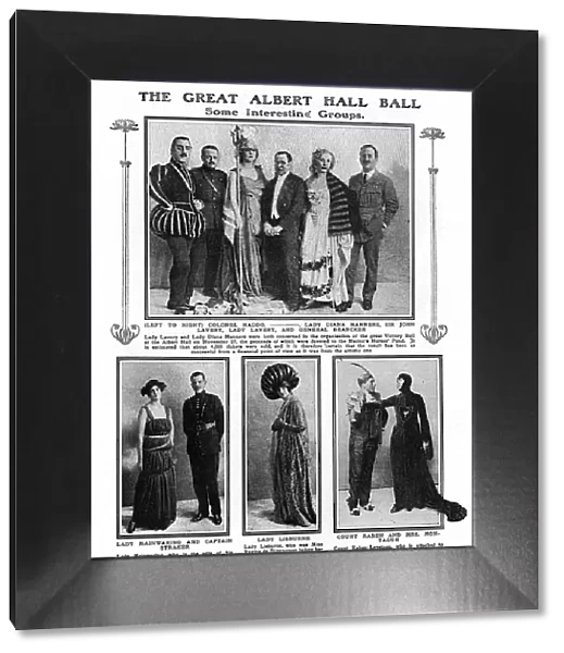 Victory Ball at the Albert Hall, end of WW1