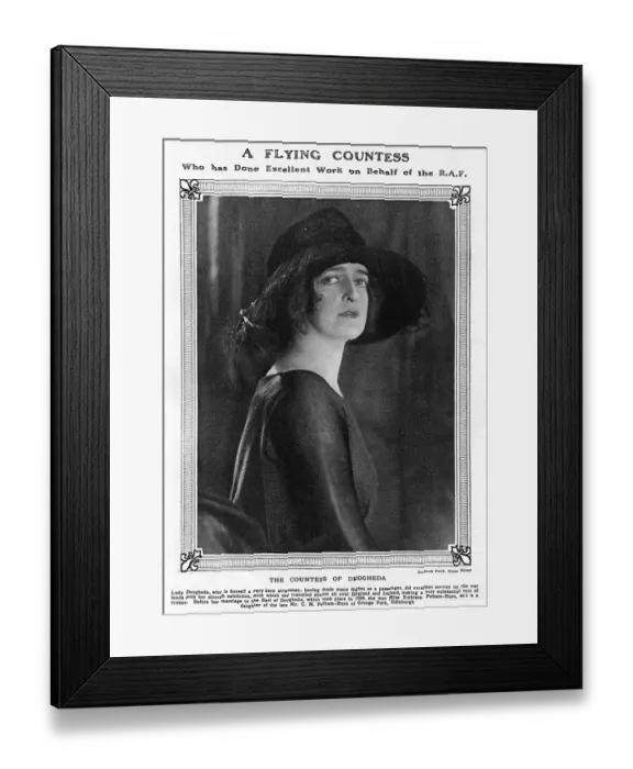 Framed Print : A Flying Countess, Lady Drogheda Framed Print : A Flying Countess, Lady Drogheda
