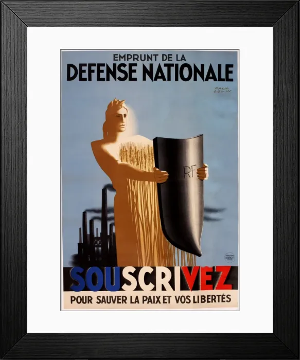 Framed Print : Poster, French National Defence