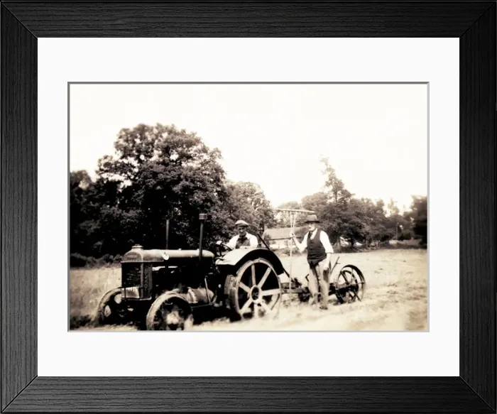 Framed Print : Farmers haymaking Framed Print : Farmers haymaking