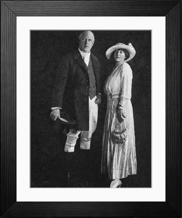 Framed Print : Charles Dana Gibson & Mrs Haydn Harris Framed Print : Charles Dana Gibson & Mrs Haydn Harris