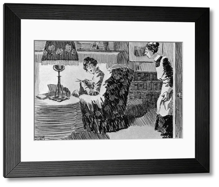 Framed Print : Billeting soldiers, WW1 humour Framed Print : Billeting soldiers, WW1 humour