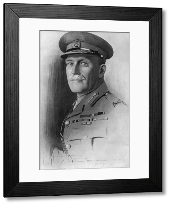 Framed Print : Brigadier-General E. Eyre Carter by Percival Anderson Framed Print : Brigadier-General E. Eyre Carter by Percival Anderson