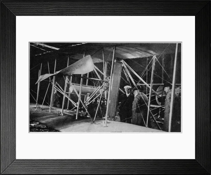 Framed Print : King Edward VII with Wilbur Wright Framed Print : King Edward VII with Wilbur Wright