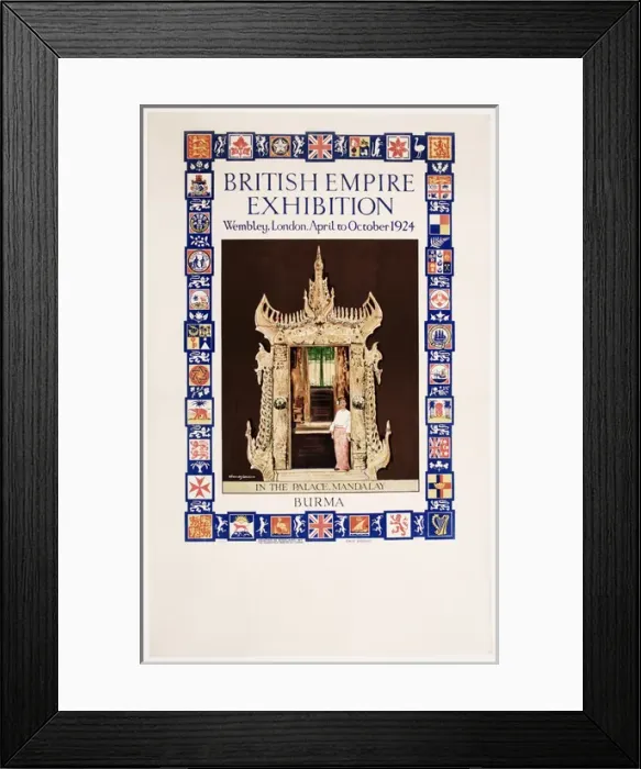 Framed Print : Poster advertising the British Empire Exhibition Framed Print : Poster advertising the British Empire Exhibition