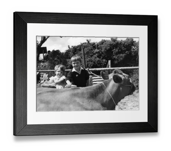 Framed Print : Children at County Showground, Cornwall Framed Print : Children at County Showground, Cornwall