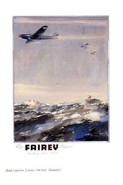 WW2 poster, The Fairey Fulmer