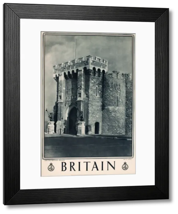 Framed Print : Britain poster, Southampton Bargate Framed Print : Britain poster, Southampton Bargate