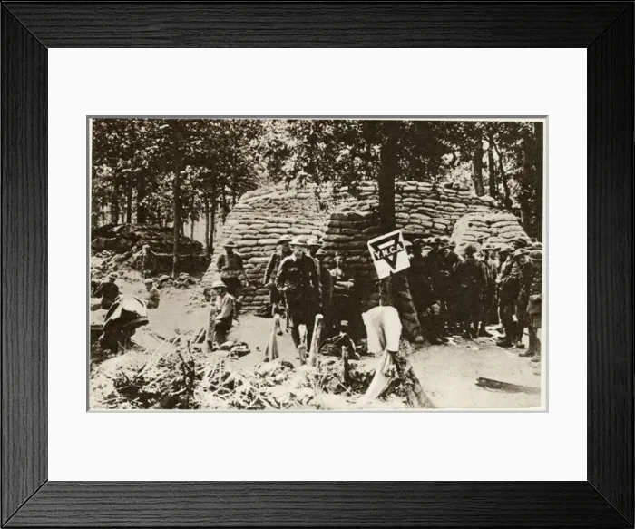 Framed Print : Y. M. C. A canteen in WWI Framed Print : Y. M. C. A canteen in WWI