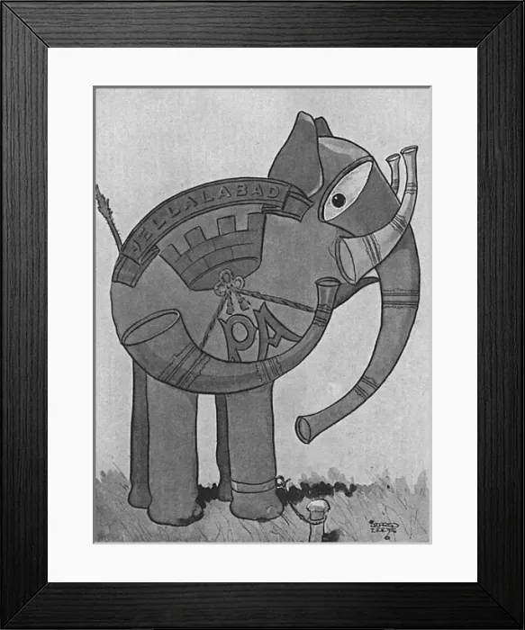 Framed Print : Masbadges - 11. The Jellaphant Framed Print : Masbadges - 11. The Jellaphant