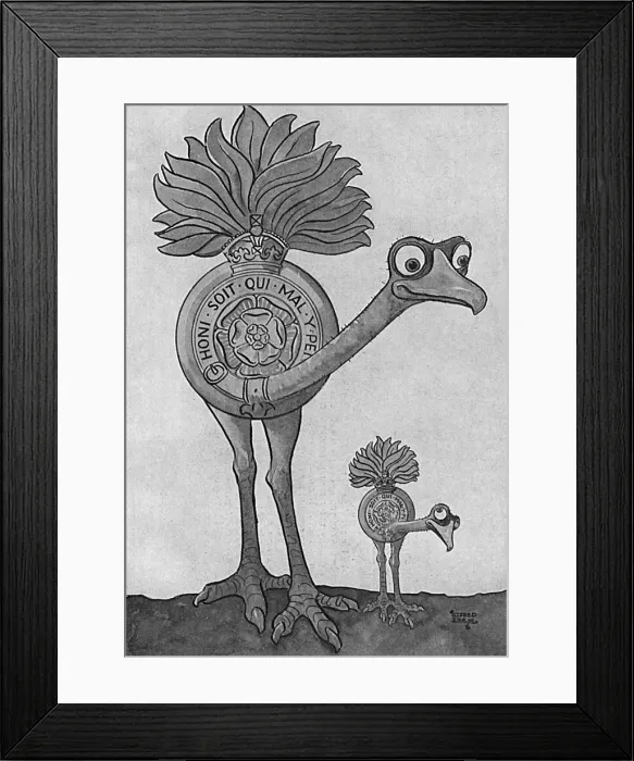 Framed Print : Masbadges - 1. The Royal Fusilierstrich Framed Print : Masbadges - 1. The Royal Fusilierstrich