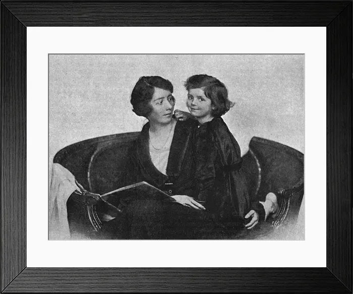 Framed Print : Lady Rosabelle Brand and Miss Rose Bingham Framed Print : Lady Rosabelle Brand and Miss Rose Bingham