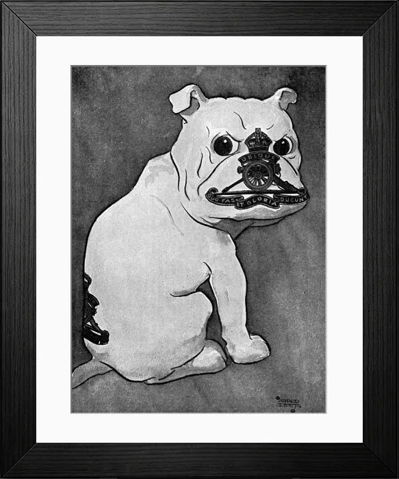Framed Print : Masbadges - 10. The Royal Dog (The Royal Artillery) Framed Print : Masbadges - 10. The Royal Dog (The Royal Artillery)