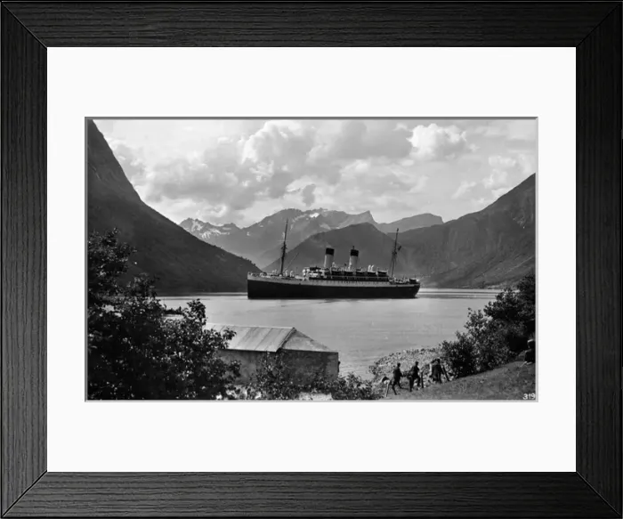 Framed Print : SS Monte Pascoal in Norway Framed Print : SS Monte Pascoal in Norway
