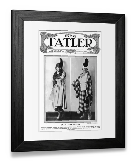 Framed Print : Tatler cover - Alice Delysia Framed Print : Tatler cover - Alice Delysia