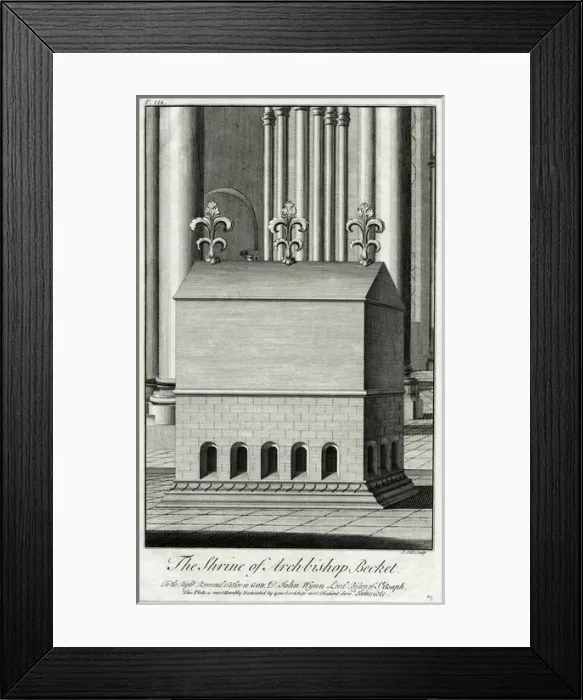 Framed Print : Thomas Beckets shrine Framed Print : Thomas Beckets shrine