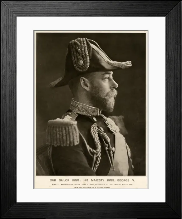 Framed Print : King George V Framed Print : King George V