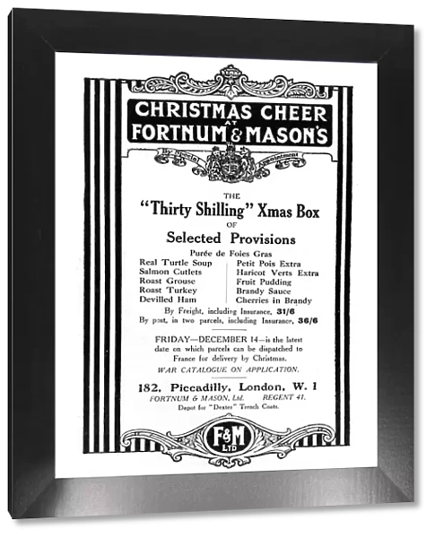 Fortnum & Masons Christmas Box for soldiers, WW1