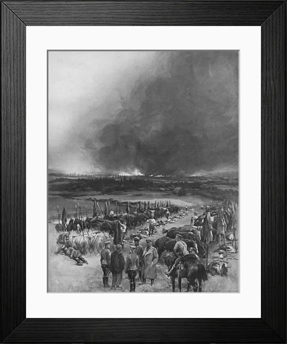 Framed Print : The Burning of Vis Framed Print : The Burning of Vis