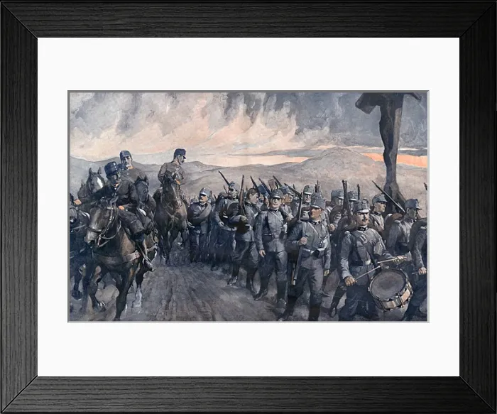 Framed Print : Austrian infantry uniform Framed Print : Austrian infantry uniform