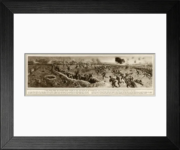 Framed Print : Victorious British advance at Loos Framed Print : Victorious British advance at Loos