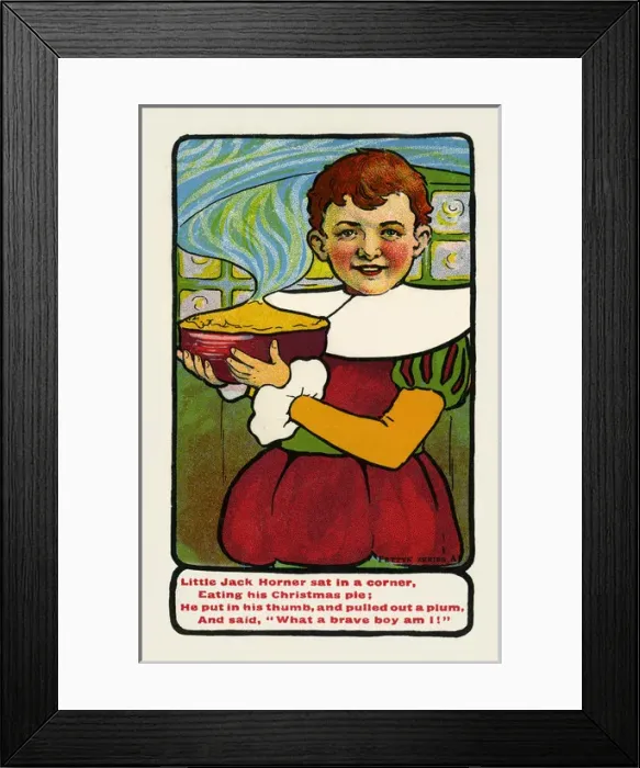 Framed Print : Little Jack Horner Framed Print : Little Jack Horner