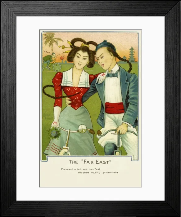 Framed Print : Young Chinese couple Framed Print : Young Chinese couple
