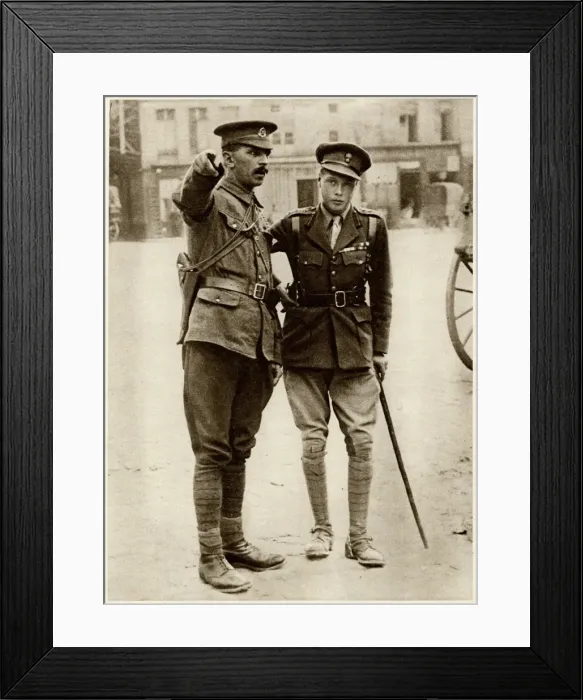Framed Print : Prince of Wales, World War One Framed Print : Prince of Wales, World War One
