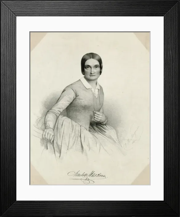 Framed Print : Charlotte Saunders Cushman Framed Print : Charlotte Saunders Cushman
