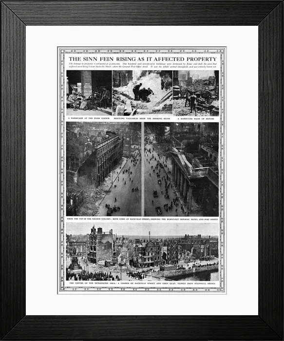Framed Print : The Sinn Fein rising as it affected property Framed Print : The Sinn Fein rising as it affected property