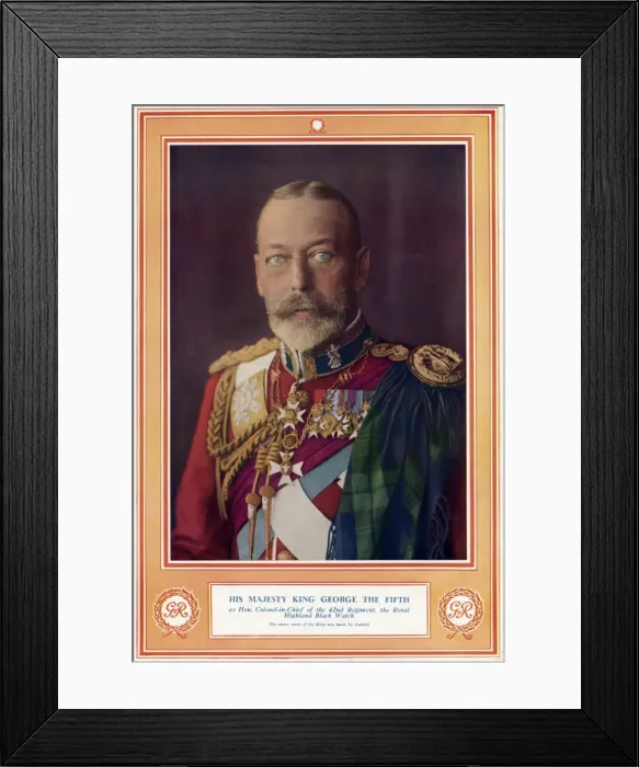 Framed Print : King George V Framed Print : King George V