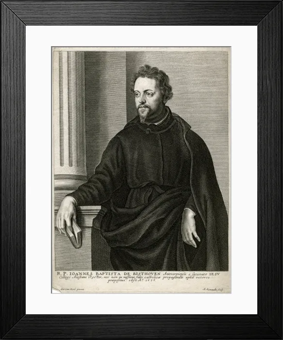 Framed Print : Jan Baptista de Bisthoven, SJ Framed Print : Jan Baptista de Bisthoven, SJ