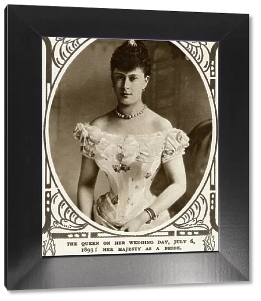 Royal wedding 1893 - Princess May of Teck