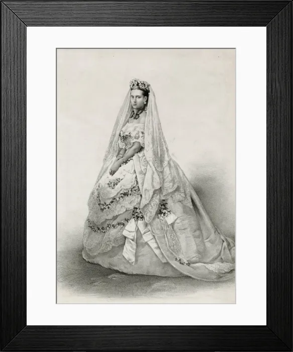 Framed Print : Royal wedding 1863 - Princess Alexandra Framed Print : Royal wedding 1863 - Princess Alexandra