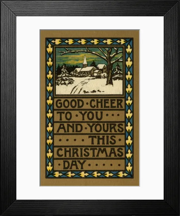 Framed Print : Christmas scene Framed Print : Christmas scene