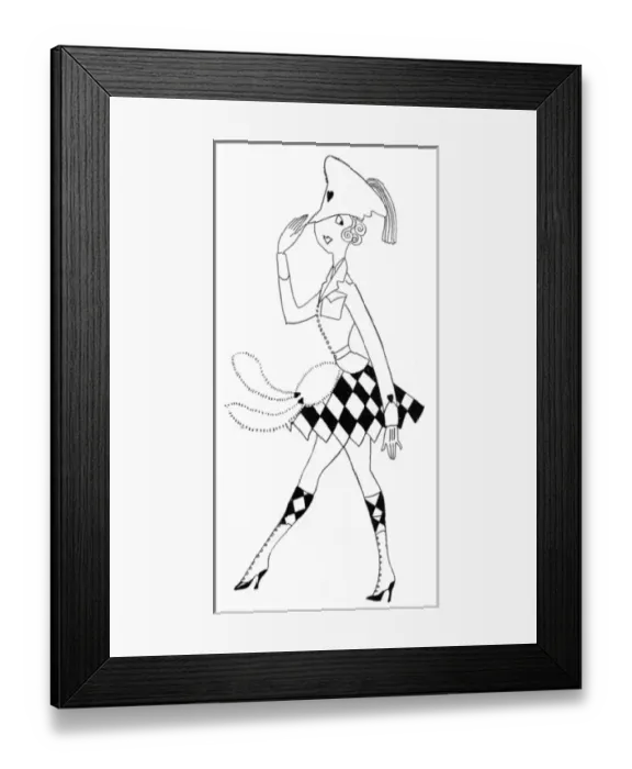 Framed Print : Eve as a W. A. A. C, WW1 Framed Print : Eve as a W. A. A. C, WW1
