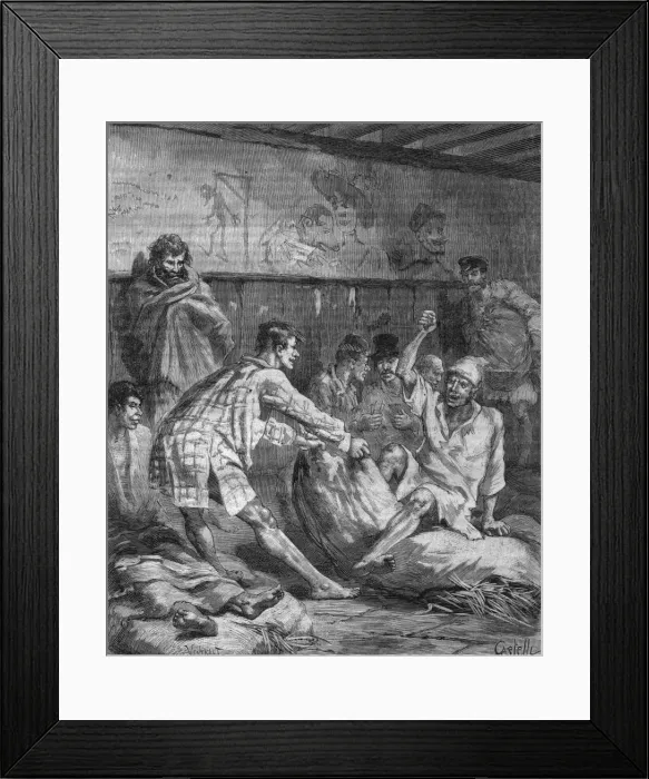 Framed Print : A Night In a London workhouse Framed Print : A Night In a London workhouse