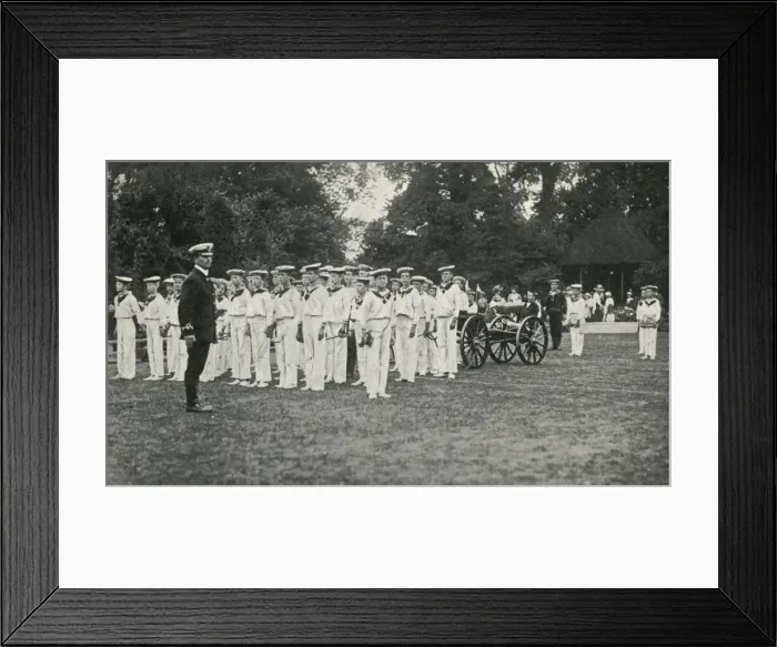 Framed Print : Barnardo Boys in Training for the Navy Framed Print : Barnardo Boys in Training for the Navy