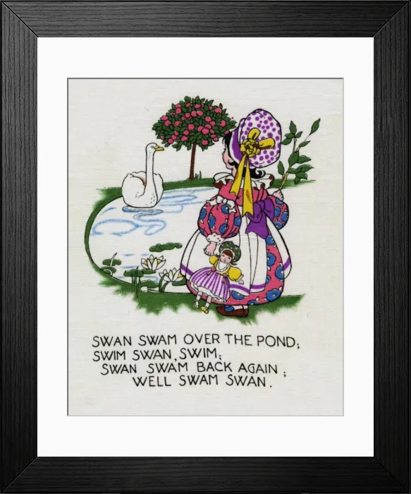 Framed Print : Swan Swam over the Pond Framed Print : Swan Swam over the Pond